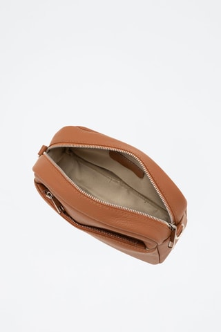 Sac bandoulière en cuir Cascina - Marron