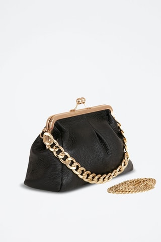 Pochette en cuir  - Noir
