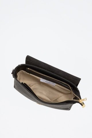 Sac bandoulière en cuir Tagliamento - Noir