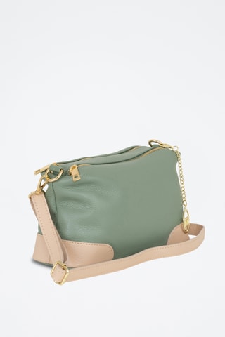Sac bandoulière en cuir - Vert
