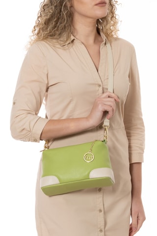 Sac bandoulière en cuir - Vert