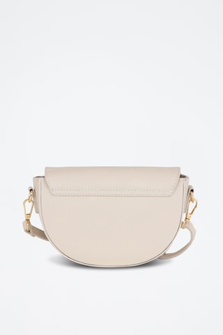 Sac bandoulière en cuir Azario - Beige