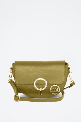 Sac bandoulière en cuir Azario - Vert