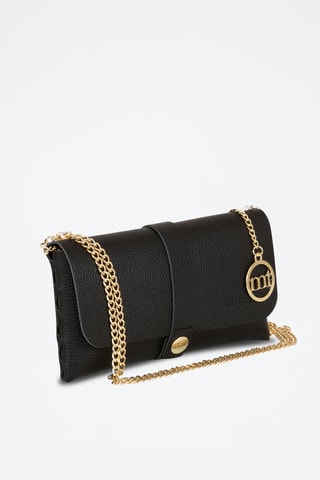 Sac bandoulière en cuir Astura - Noir