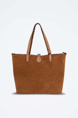 Sac porté épaule en cuir Venosta - Marron