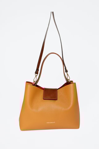 Sac à main en cuir Fusetti - Marron