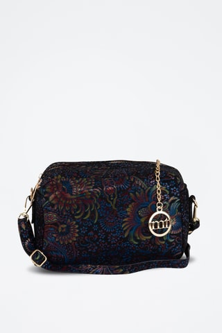 Sac bandoulière en cuir Zamagna - Noir