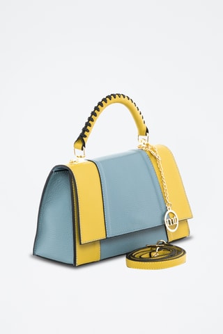 Sac à main en cuir Livenza - Bleu