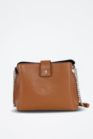 Sac bandoulière en cuir Frascati - Marron