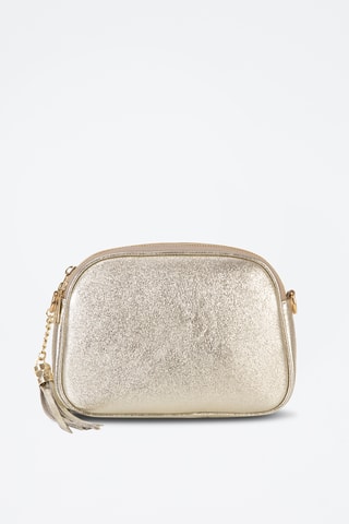 Sac bandoulière en cuir Flumendosa - Doré