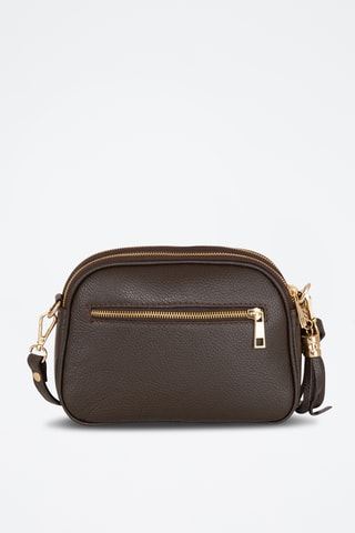 Sac bandoulière en cuir Flumendosa - Marron