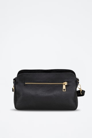 Sac bandoulière en cuir Venosta - Noir