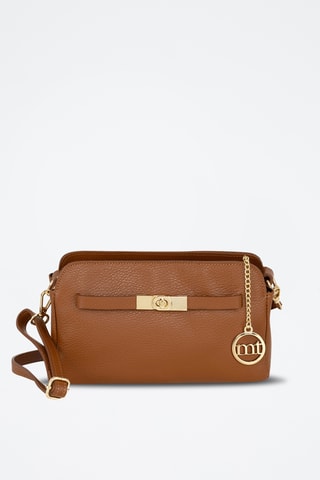 Sac bandoulière en cuir Venosta - Marron