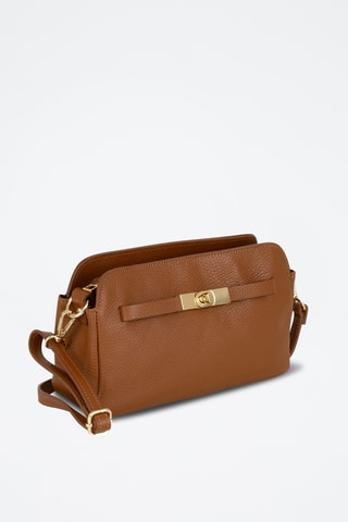 Sac bandoulière en cuir Venosta - Marron