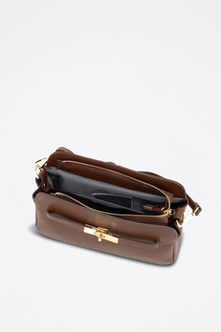 Sac bandoulière en cuir Venosta - Marron