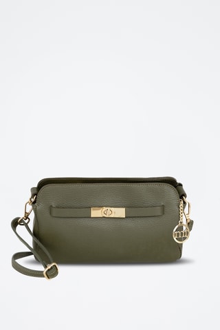 Sac bandoulière en cuir Venosta - Kaki