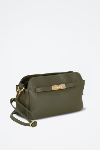 Sac bandoulière en cuir Venosta - Kaki