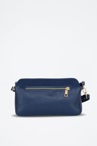 Sac bandoulière en cuir Venosta - Bleu