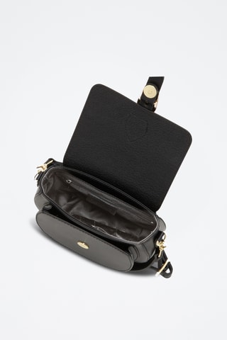Sac bandoulière en cuir Abano - Noir