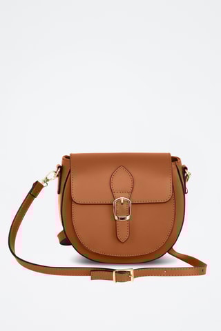 Sac bandoulière en cuir Abano - Marron