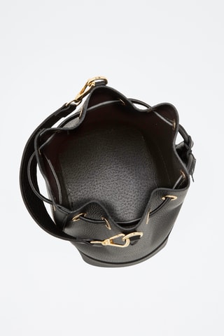 Sac seau en cuir Gradisca - Noir