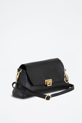 Sac bandoulière en cuir Berbera - Noir