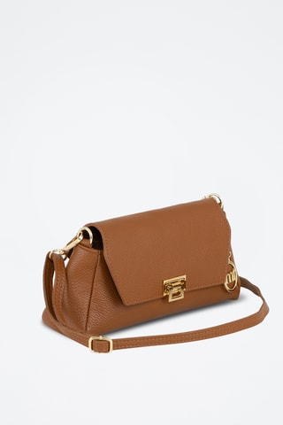 Sac bandoulière en cuir Berbera - Marron