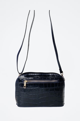 Sac bandoulière en cuir - Bleu