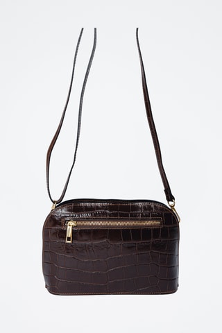 Sac bandoulière en cuir - Rouge