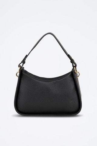 Sac porté épaule en cuir Venosta - Noir