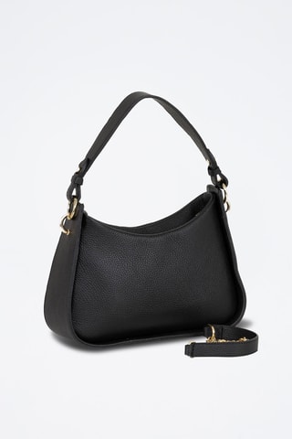 Sac porté épaule en cuir Venosta - Noir