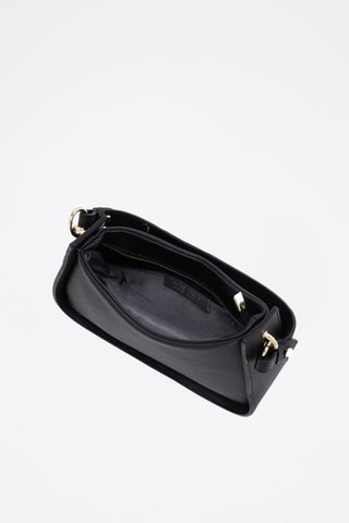 Sac porté épaule en cuir Venosta - Noir