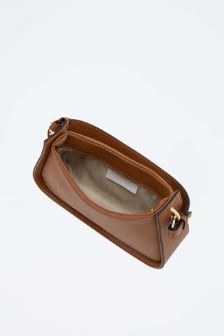 Borsa a spalla in pelle Venosta - Marrone