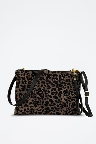 Sac bandoulière en cuir Abano - Noir