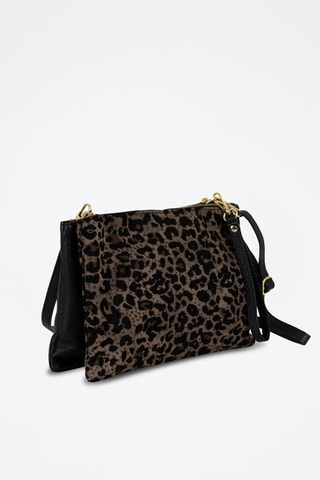 Sac bandoulière en cuir Abano - Noir