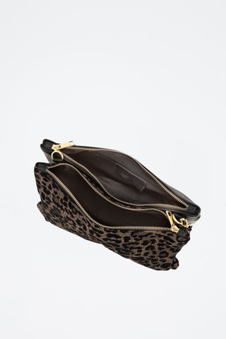 Sac bandoulière en cuir Abano - Noir