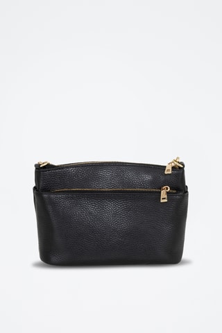 Sac bandoulière en cuir Bardolino - Noir