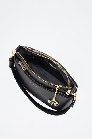 Sac bandoulière en cuir Bardolino - Noir