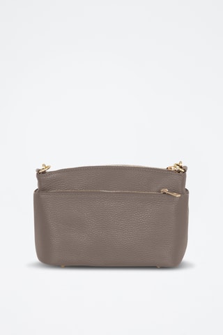 Sac bandoulière en cuir Bardolino - Gris