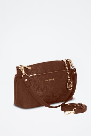 Sac bandoulière en cuir Bardolino - Marron