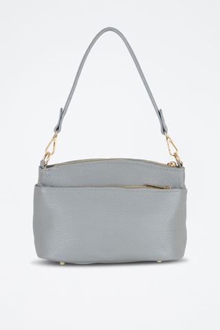 Sac bandoulière en cuir Bardolino - Gris