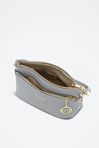 Sac bandoulière en cuir Bardolino - Gris