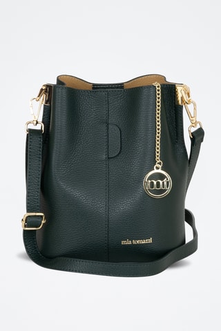 Sac seau en cuir - Vert