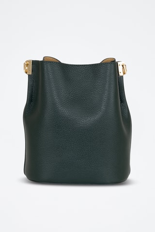 Sac seau en cuir - Vert