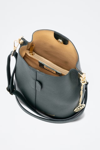 Sac seau en cuir - Vert