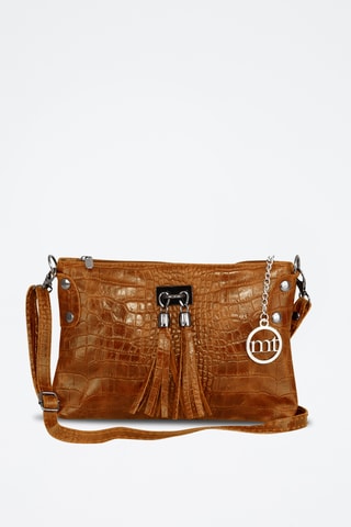 Sac bandoulière en cuir Abano - Marron