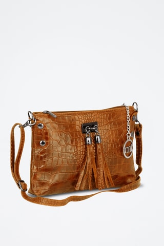 Sac bandoulière en cuir Abano - Marron