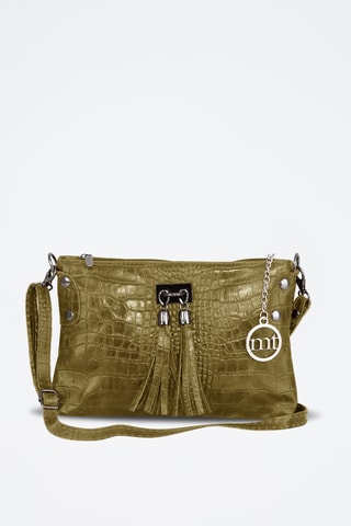 Sac bandoulière en cuir Abano - Vert