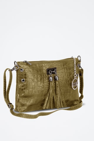 Sac bandoulière en cuir Abano - Vert