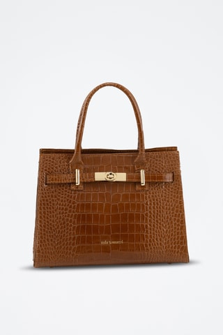 Sac à main en cuir Venosta - Marron